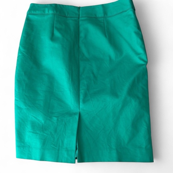 Liz Claiborne Emerald Green Ponte Pencil Skirt – Size 8 - Picture 2 of 5